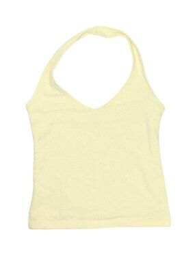 TEAYOU Romy Halter Top in Yellow